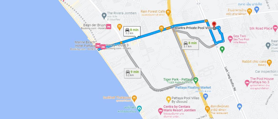 Mantra Pattaya Pool Villa With Jacuzzi In Pattaya-Pet-Friendly Jomtien Exterior foto